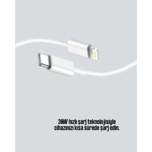 iPhone iPad Airpods Uyumlu 30W Type-C To Lightning Kablo