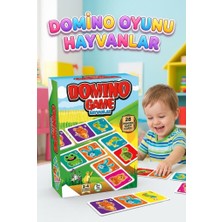 Farbu Oyuncak Domino Oyunu Hayvanlar – Eğlenceli Eşleştirme Kartları 28 Adet Domino Kartlı Eğitici Kutu Oyunu
