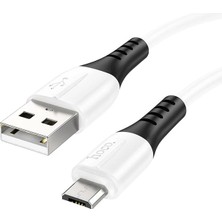 Hoco X82 Micro USB To USB 2.4A Silikon Data ve Şarj KABLOSU-1852