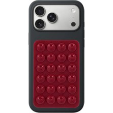 CoverZone Vantuzlu Telefon Tutucu Stand Güçlü Silikon Yapışkanlı Cam Masa Uyumlu Pratik Telefon Standı -Hsn*