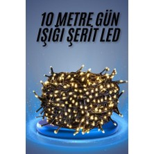 LED Işık Ağaç Süsleme Ampüllü Dekoratif Aydınlatma 10 Metre Gün Işığı