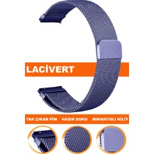 Cobra18MM-20MM-22MM Saatlerle Uyumlu Mıknatıslı Hasır Saat Kordonu Kayışı M09MH-L