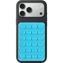 CoverZone Vantuzlu Telefon Tutucu Stand Güçlü Silikon Yapışkanlı Cam Masa Uyumlu Pratik Telefon Standı -Hsn*
