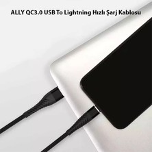 Ally Qc3.0 USB To Iphone Lightning Hızlı Şarj KABLOSU-1852
