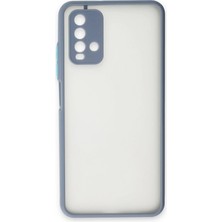 Ototechparca    Redmi 9t Kılıf Montreal Silikon Kapak - Gri