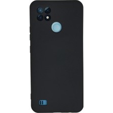Ototechparca   Realme C21 Kılıf Nano Içi Kadife Silikon - Lacivert