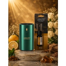 Areon Aromatik Difüzör Yeşil (Klasik Metal) + Aurum