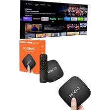 Mx Box Android Tv Media Sound 4K Ultra Hd Görüntü Kaliteli