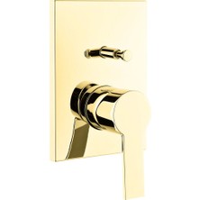 Vitra Artema Flo S A4221223 Ankastre Banyo Bataryası, Sıva Üstü Grubu, Altın