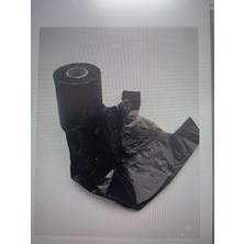 Büyükboy Siyah Gofrajlı Rulo Poşet Market Manav Atlet Hışır