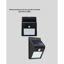 Hareket Algılamalı Solar LED Güvenlik Lambası