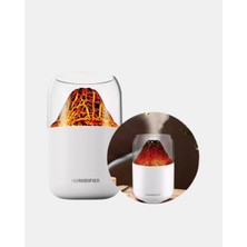 280ML Alev Işıklı Ultrasonik Hava Nemlendirici Sessiz ve USB Şarjlı