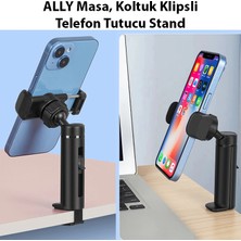 Ally Masa Koltuk Klipsli Telefon Tutucu STAND-1852