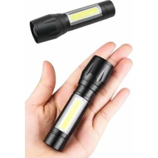 El Feneri Uzun Menzilli USB Şarj Edilebilir Kamp Lambası