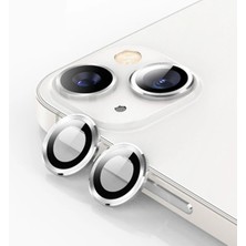 Ally Iphone 13 - 13 Mini 3D Metal Çerçeveli Kamera Lens KORUYUCU-1852