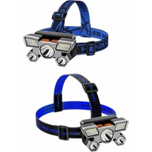 El Feneri Süper Kafa Lambası 4 Modlu 5 LED Kafa Feneri