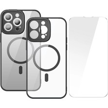 Baseus Frame Series iPhone 14 Pro 6.1 Kamera Koruyuculu Magsafe Kılıf + Tempered Ekran Koruyucu SET-1852