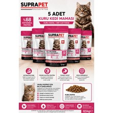 Yavru Kedi Kuru Maması Tavuklu 500 gr x 5 Adet | Kitten Food %68 Hayvansal Protein