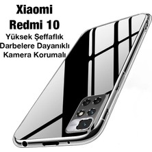 Ally Xiaomi Redmi 10 Kılıf Kamera Korumalı Ultra Ince Şeffaf Silikon KILIF-1852