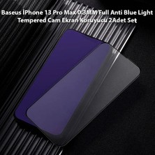 Baseus iPhone 13 Pro Max 0.3mm Full Çerçeve Cam Ekran Koruyucu 2 Adet SET-1852