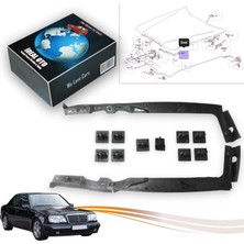 İdeal Otomotiv Motor Kaputu Montaj Braketi, Ön Sol Motor Kaputu Montaj Braketi, Ön Sağ ve Klipsleri