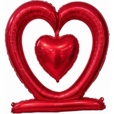 KİKA Hediyelik Kalp Model Balon Kırmızı 107X76CM