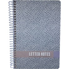 Elit Letter Notes Nokta Desenli Spiralli Sert Kapak Defter