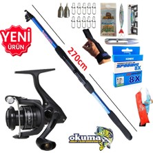 Okuma Revenger RV-3000A 270CM 50-150GR Travel Tele Spin Olta Takımı Seti