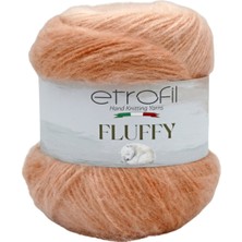 Etrofil Fluffy Örgü İpi Şeftali %100 Anti-Pilling Akrilik 100g 300m (SE1147)