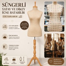 MD Vitrin Dekorasyon 38 Beden Full Iğne Batabilen Terzi Mankeni Prova Mankeni Vitrin Mankeni