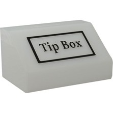 Arte Display Tipbox - Bahşiş Kutusu Buz Beyaz - 20X13XH12CM