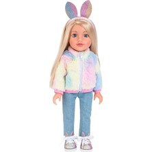 Designafriend Tavşan Kulaklı Saç Bantlı Bebek 47 cm