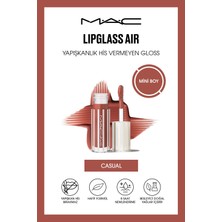 M.A.C Mini Lipglass Air Yapışkan His Bırakmayan Gloss - Casual