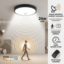 Bafra Lighting 24W Radar Sensörlü Ledli Armatür