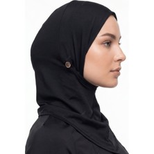 Mayovera Tesettür Deniz Bone - Boğazlı Siyah