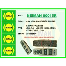 Bescher Mixdepo Cam Açma Anahtari Ön Sol/sağ Renault Fluence Dörtlü Merkezi Kilit Düğmeli Ayna Ayarli 13 6