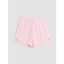 Lc Waikiki Yeni Sezon Beli Lastikli Kız Çocuk Soft Touch Şort