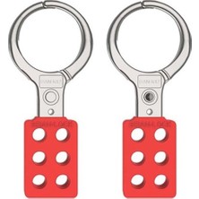 Beian Lock BAN-K12 Kıvılcım Yaratmayan Alüminyum Kilit Çoklayıcı 38 mm Eked Loto Grup Kilitleme Haspı 6 Kilit Kapasiteli