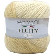 Etrofil Fluffy Örgü İpi Fildişi %100 Anti-Pilling Akrilik 100g 300m (SE1153)