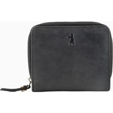 Berliner Bags Sara Vintage Hakiki Deri Rfıd Korumalı Kadın Küçük Cüzdan
