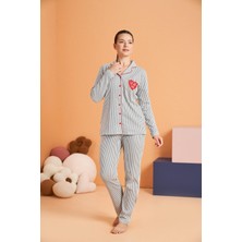 Pjs Kadın Gri Pijama Takımı 28064