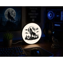 Hayke Kişiselleştirilebilir 3D LED Gece Lambası USB Masa Lambası – Oyun, Araba, Anime ve Fantastik Tasarımlar