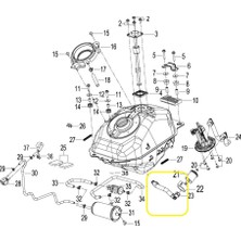 Qj Motor Qj TRX12 Benzin Filtresi Hortumu