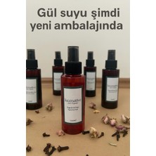 %100 Organik Gül Suyu Parlaklık Etkili ve Arındırıcı, Nem Sağlayan ve Yatıştırıcı Sprey 100 ml