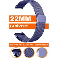  xiaomi mi watch s1-s2 yuvarlak kasa uyumlu 22mm mıknatıslı hasır saat kordonu kayışı m09mh-l