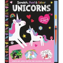 Two Windmills Scratch, Paint And Colour Unicorns