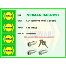 Bescher Mixdepo Kapi Kilit Sifre Takimi 3 Lu Set R 12 - Toros