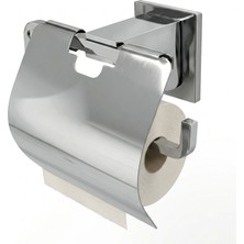Enalburumtr Kendinden Yapışkanlı Kapaklı Tuvalet Kağıtlığı Ultra Max Wc Kağıdı Askısı Banyo&tuvalet 304 Paslanmaz Çelik