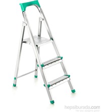 Perilla Profil Merdiven GI200 11002 Metal Klasik 2+1 Basamaklı Ergonomik Tasarım