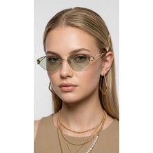 Olivier Philippe 3626 Cat Gold-Green Güneş Gözlüğü